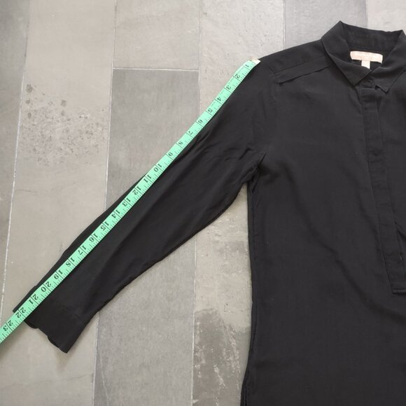 Banana Republic 100% silk shirt - black - S - Picture 10 of 10